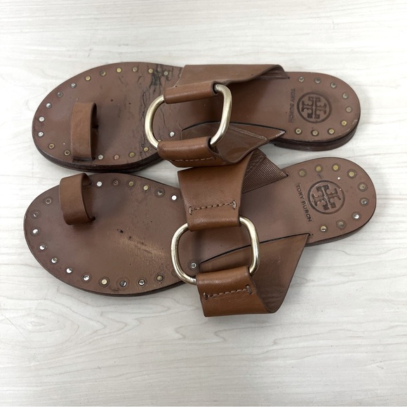 Tory Burch Ravello O Ring Studded Sandals - Picture 3 of 7